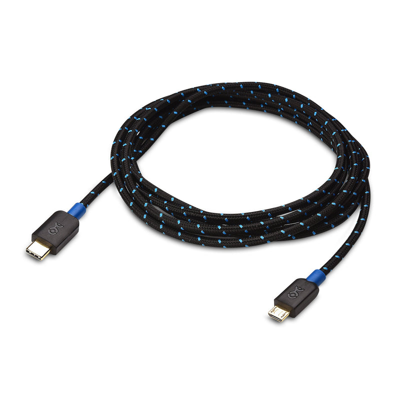 Cable Matters USB C to Micro USB Cable (Micro USB to USB-C Cable) with Braided Jacket 6.6 Feet in Black 6 Feet