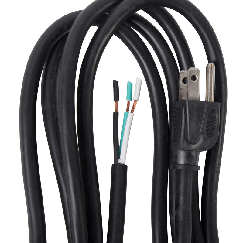 Bergen Industries Inc PS915143 3-Wire Appliance and Power Tool Cord, 9 ft, 14 AWG, 15A/125V AC, 1875w,Black Black