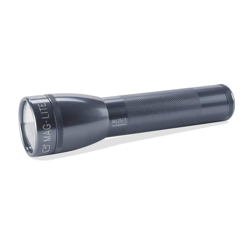 Maglite ML25LT LED 2-Cell C Flashlight, Gray 2-C Cell