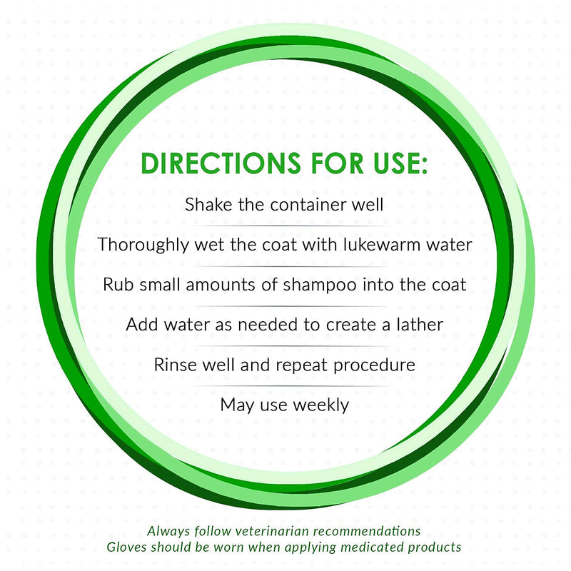 Vetoquinol Universal Medicated Shampoo for Dogs, Cats and Horses, 16oz