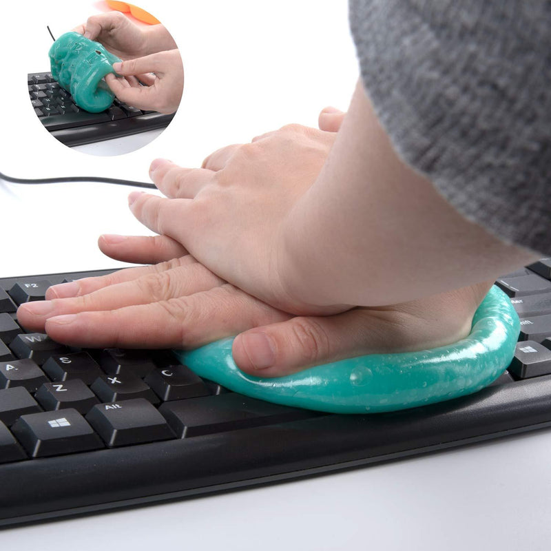 Keyboard Cleaning Gel Car Cleaning Gel Car Cleaner Gel Detailing Putty Dust Cleaning Tool for PC Tablet Laptop,Car Vents,Car Interiors,Home,Printers,Electronics Remove Dust,Pet Hair
