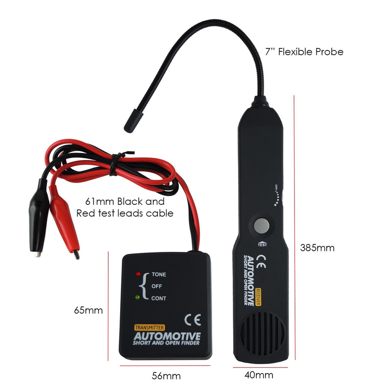 Automotive Circuit Tester Tracer Wire Short Circuit Finder DC 6-42V Circuit Breaker Tracker Short and Open Finder Detector Probe Car Diagnostic Tools