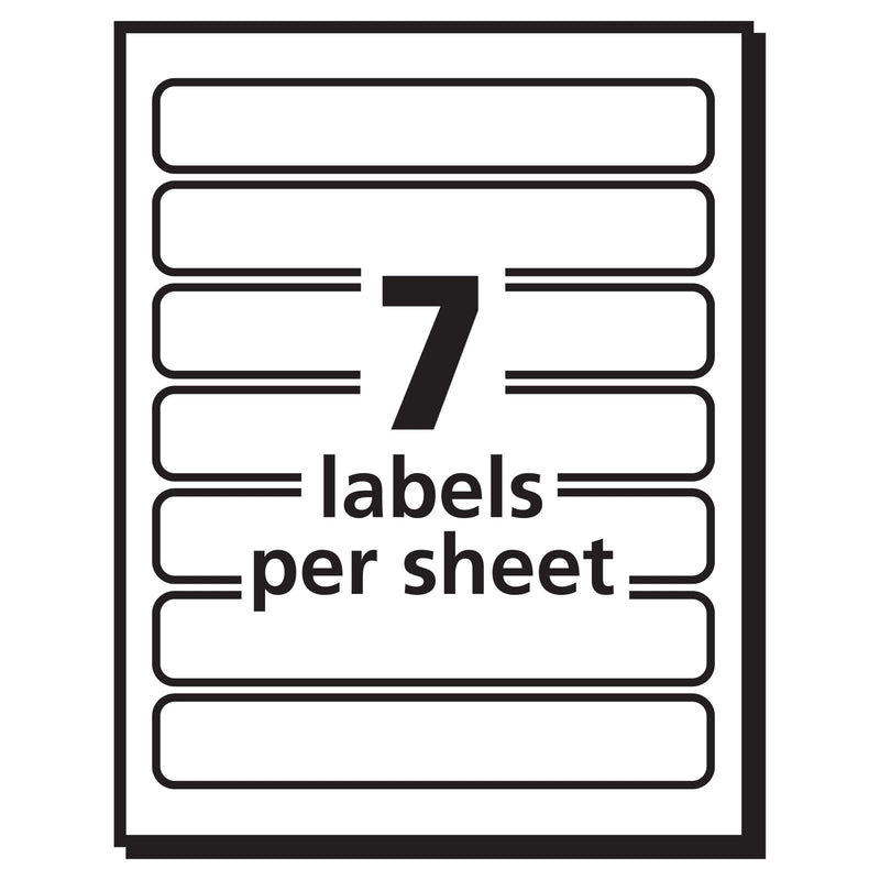 Avery Removable File Folder Labels, Print or Write, White, Pack of 252 (5230)