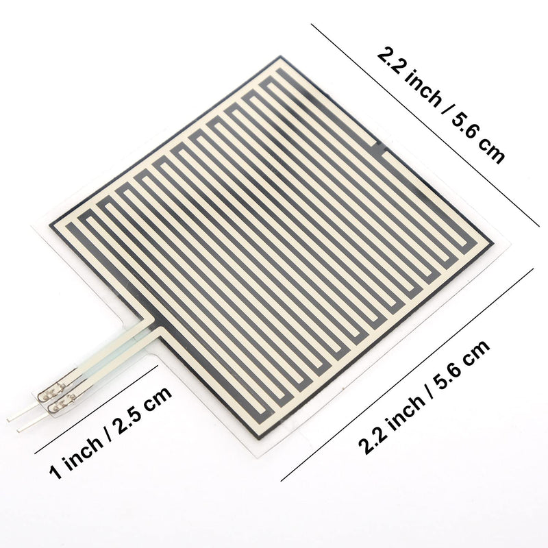 Bolsen Tech FSR402 FSR408 FSR502 FA402 FA408 FA502 Pressure Sensor Resistance Stress Test Force Sensing Resistor for arduino DIY Kit(1pcs FSR502) 1PCS FSR502