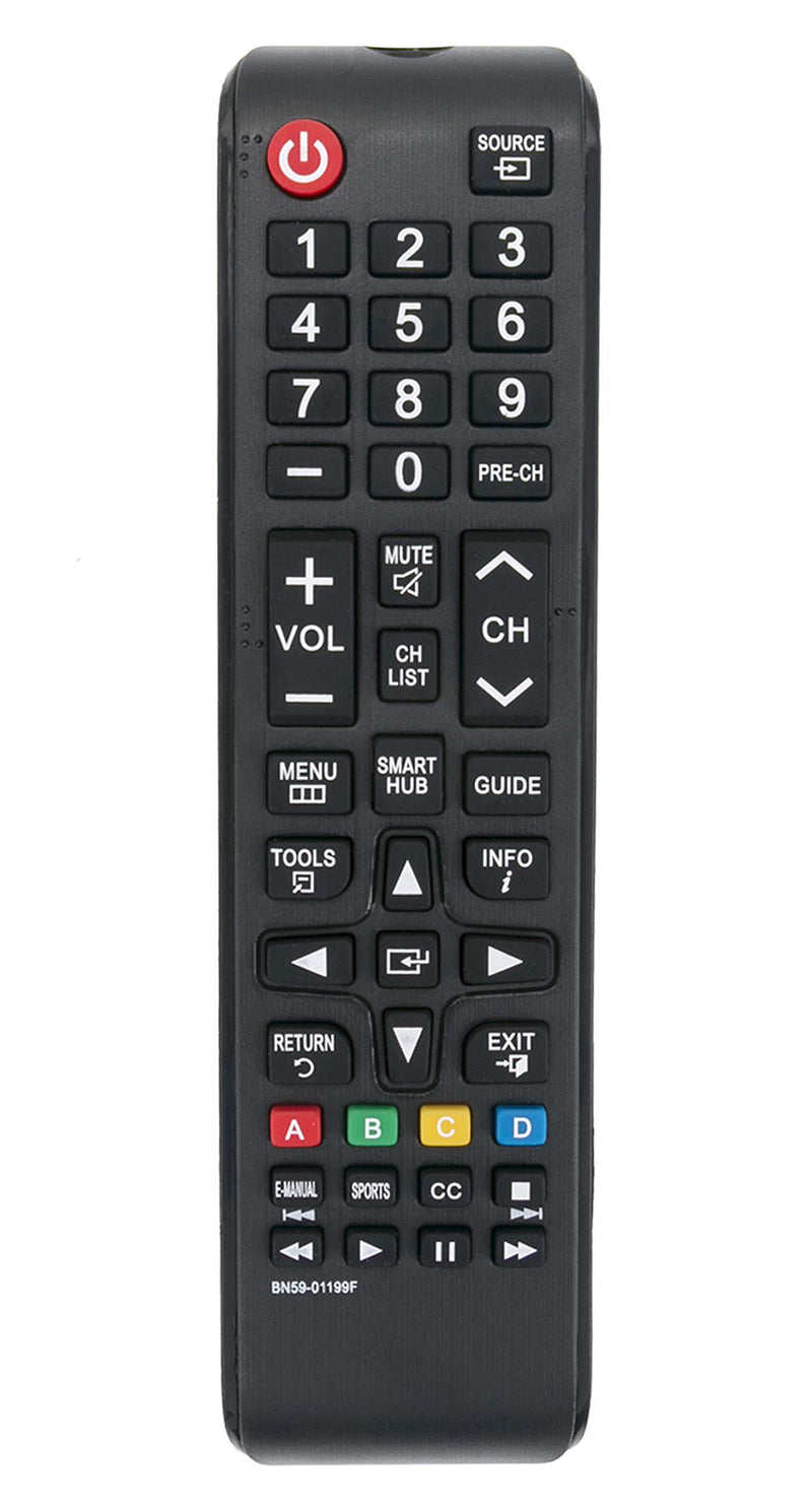New BN59-01199F Replaced Remote fit for Samsung TV UN32J5205AF UN40J5200 UN40J5200AF UN48J6200AF UN60J6200AF UN65JU640 with Smart Hub