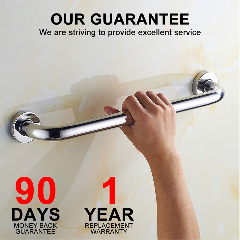 2 Pack Shower Grab Bar, Stainless Steel Bathroom Grab Bar, Shower Handle, Bath Handle, Grab Bars Senior for Bathroom (12 Inch ) 12inches