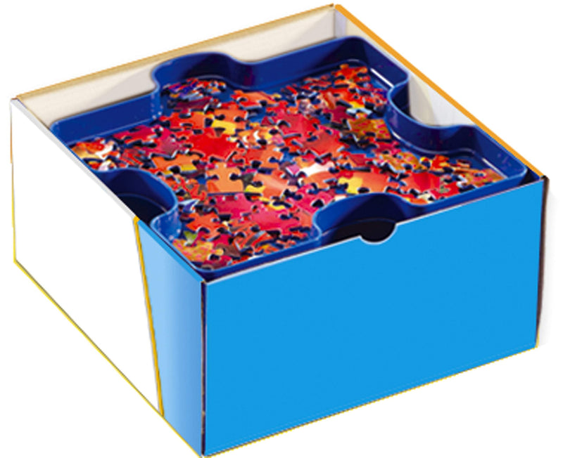 Ravensburger Sort and Go Jigsaw Puzzle Accessory - Sturdy and Easy to Use Plastic Puzzle Shaped Sorting Trays to Organize Puzzles Up to 1000 Pieces