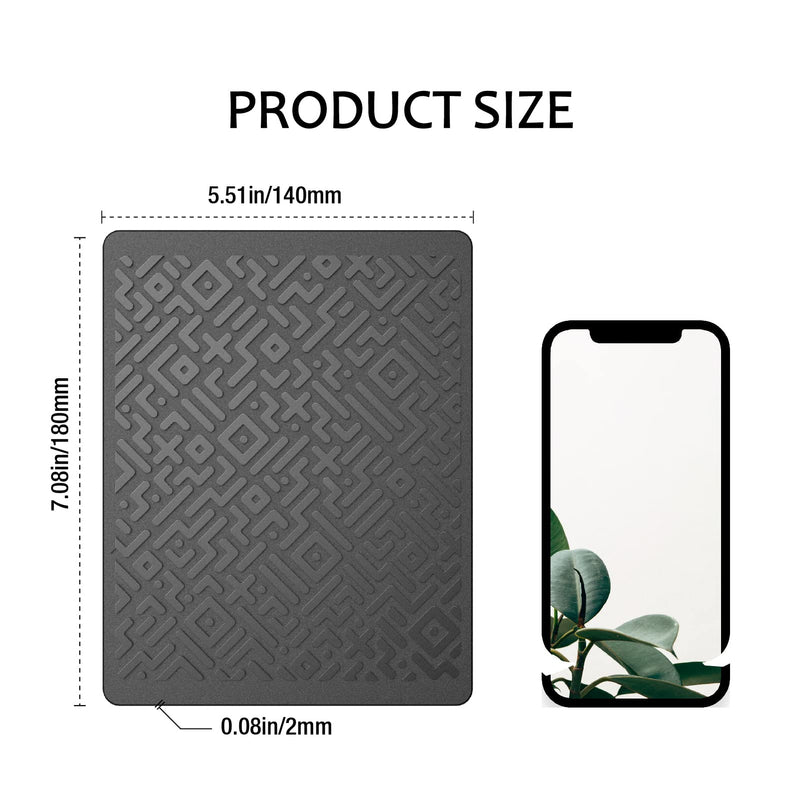 Brlvget Car Anti Slip Dashboard Pad Magic Sticky Gripping Pad Car Sticky Gel Pad Multifunctional Fixate Gel Pads Non-Slip Mounting Pad Cell Pad Phone Mat Dashboard Mat, 7.1 x 5.5 inch (2 Pack) 2 pack
