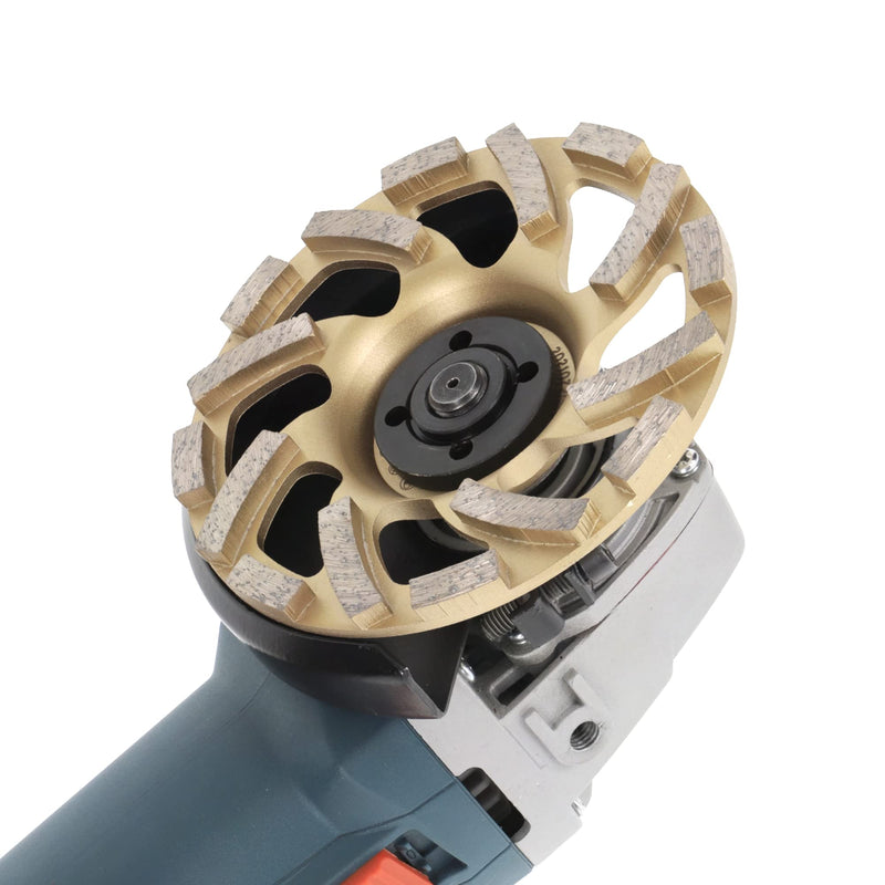 PRODIAMANT diamond cup wheel 125 mm x 22.2 mm Turbo ST81 diamond grinding wheel concrete natural stone professional quality 125 / 22.23 mm
