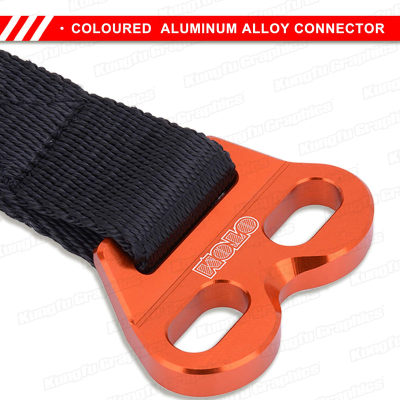 Kungfu Graphics Front Adjustable Rescue Strap for Dirtbikes Motocross Enduro Supercross Universal, Blue