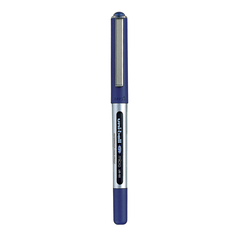 UNI-BALL EYE UB-150 BLUE [Pack of 3] MICRO 0.5mm TIP ROLLERBALL PEN