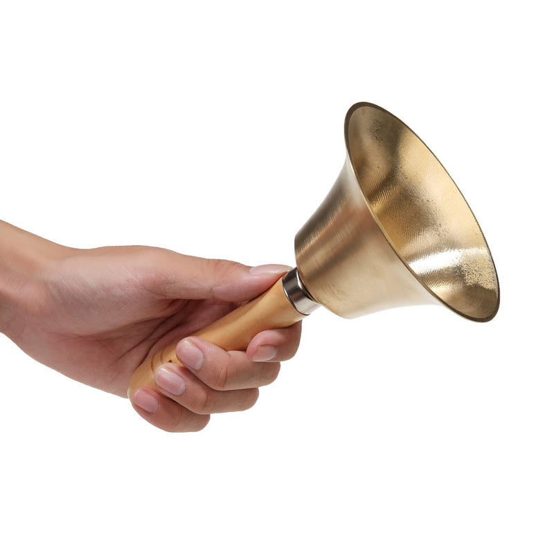 Super Loud Solid Brass Hand Call Bell 3.15 inch