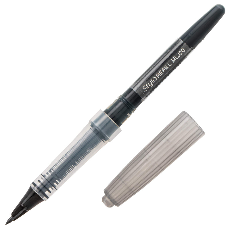 Pentel Arts Tradio Stylo Sketch Pen Refill, Black Ink, Pack of 2 (MLJ20BP2A)