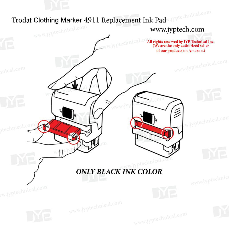 Clothing Stamp Refill Pad