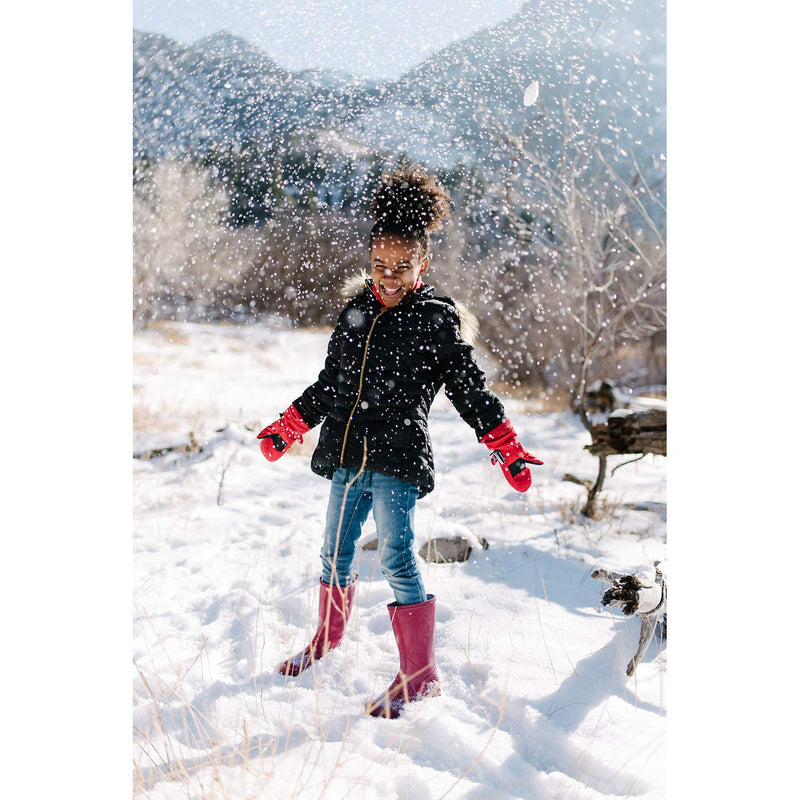 Children Toddlers Infant and Baby Mittens - Thinsulate Winter Waterproof Gloves .6-12 Months Navy