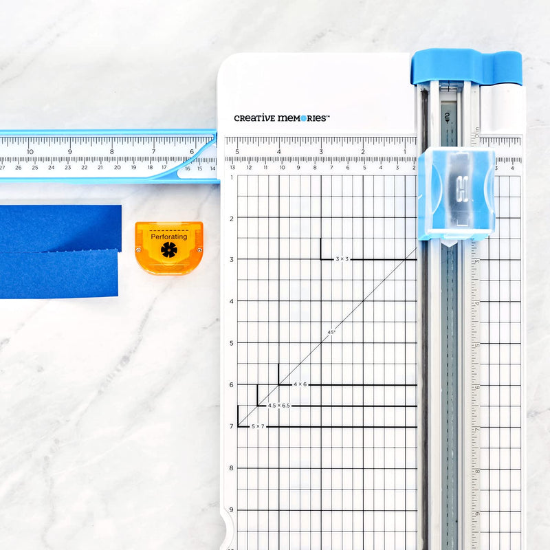 Creative Memories 12 inch Trimmer Perforating Blade That Creates a Simple Line of Out-Out Dashes