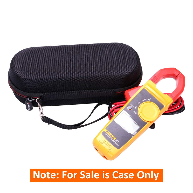 LTGEM Hard Case for Fluke 323/324/325/374FC-AMZN/374FC 600AC/DC Clamp Meter Clamp Multimeter AC-DC TRMS, Mesh Pocket for Accessories.