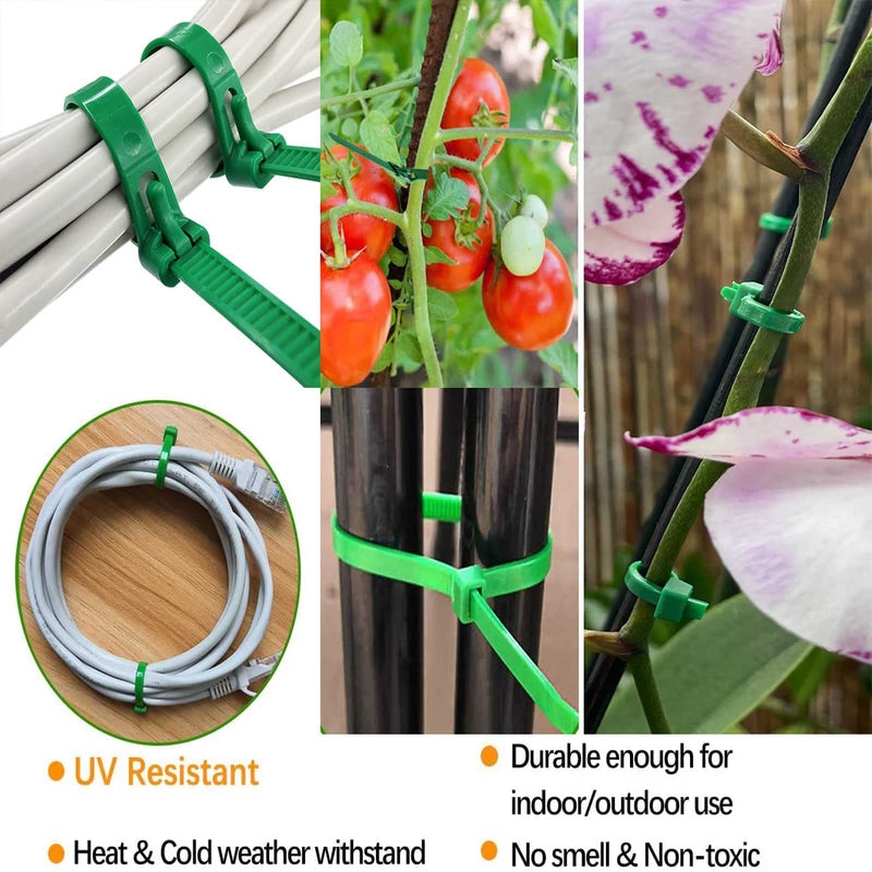 Releasable Reusable Zip Ties 8 inch Heavy Duty Zip Tie Green Cable Ties Reusable 100 Pack 50lb Tensile Strength Nylon Cable Wire Ties for Multi-Purpose Use Indoor And Outdoor Plastic Tie Wire green zip ties 8 inch