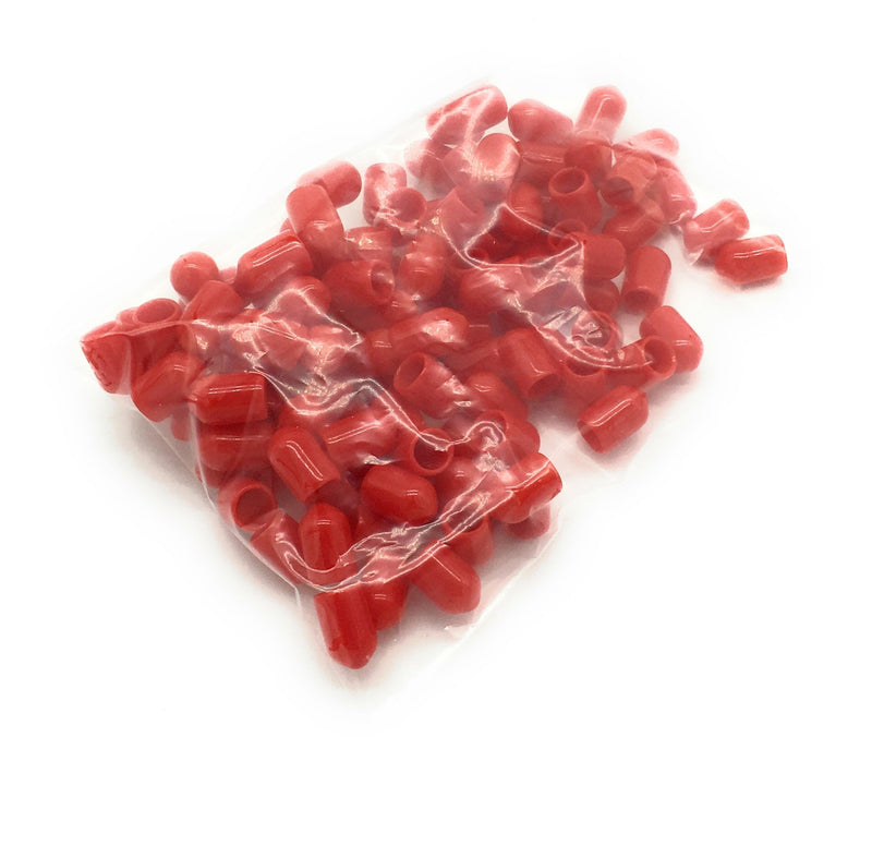 FiberShack - Fiber Optic Dust Caps for Fiber Bulkheads - 100 caps - ST, APC, SC, FC (ST)