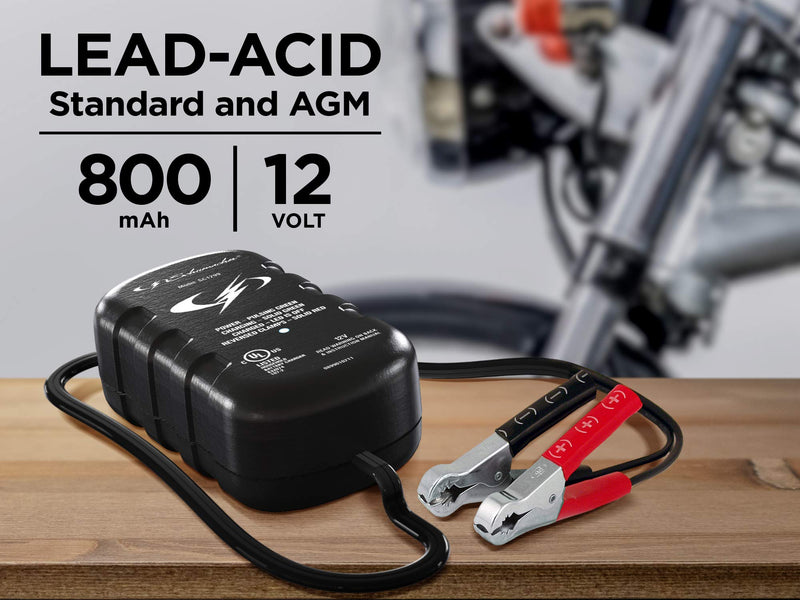 Schumacher Fully Automatic Direct Wall-Plug Battery Maintainer - 800mAh, 12V - For Car, Motorcycle, Lawn Tractor, Power Sport, Marine Batteries .8A 12V Maintainer