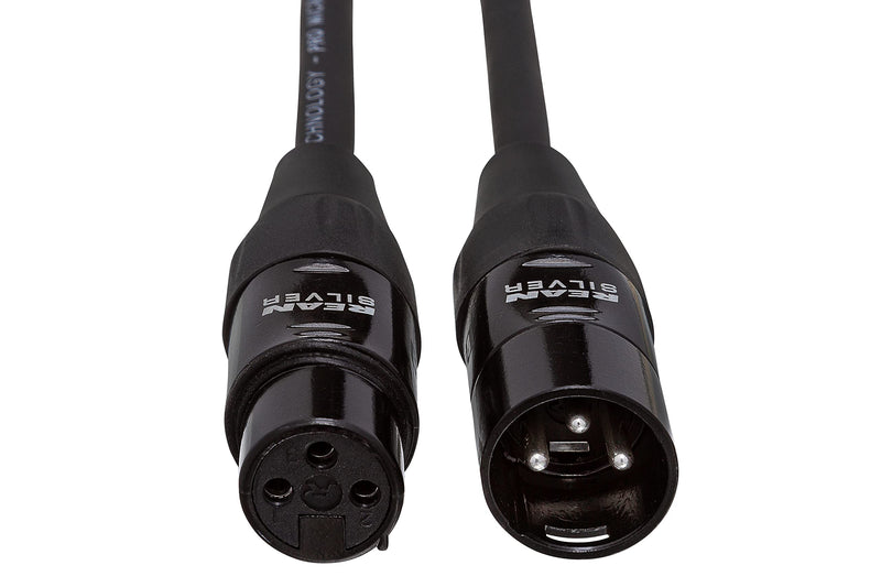 Hosa HMIC-003 REAN XLR3F to XLR3M Pro Microphone Cable, 3 Feet 3 Foot