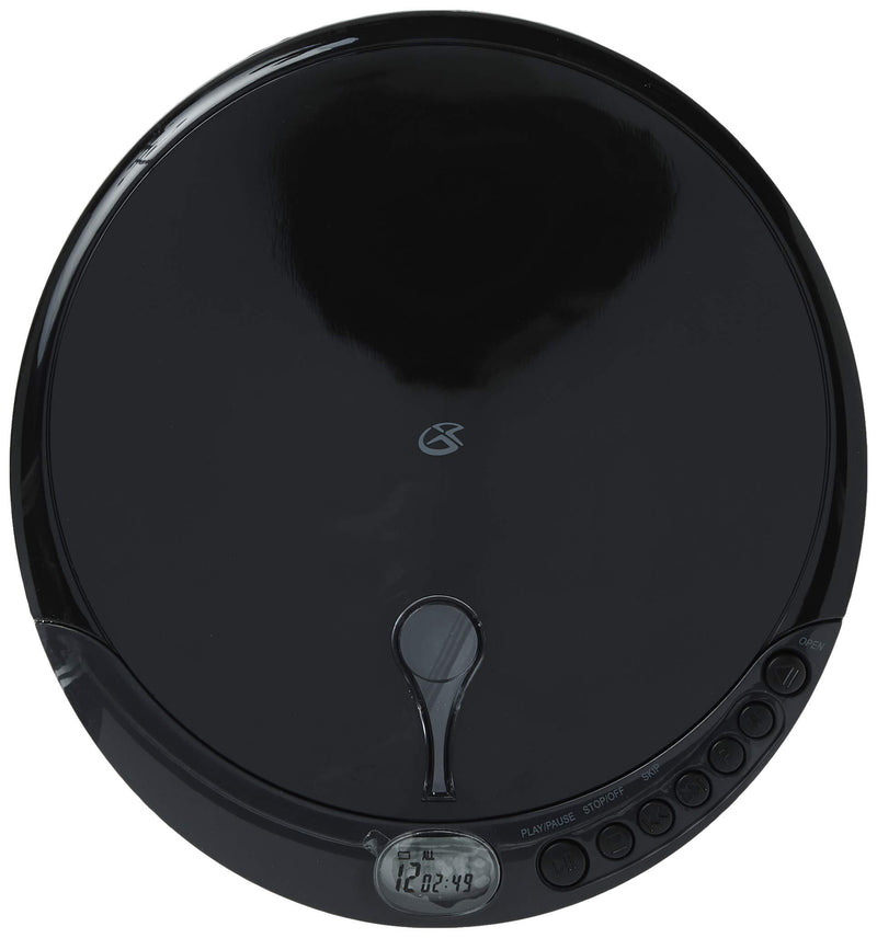 GPX PC301B Portable CD Player with Stereo Earbuds and Anti-Skip Protection (PC301B),Black, Single Standard Packaging