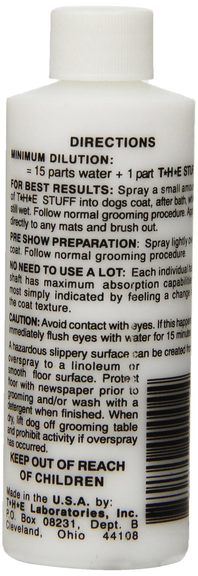 The Stuff Dog Conditioner 4 Fl Oz (Pack of 1)