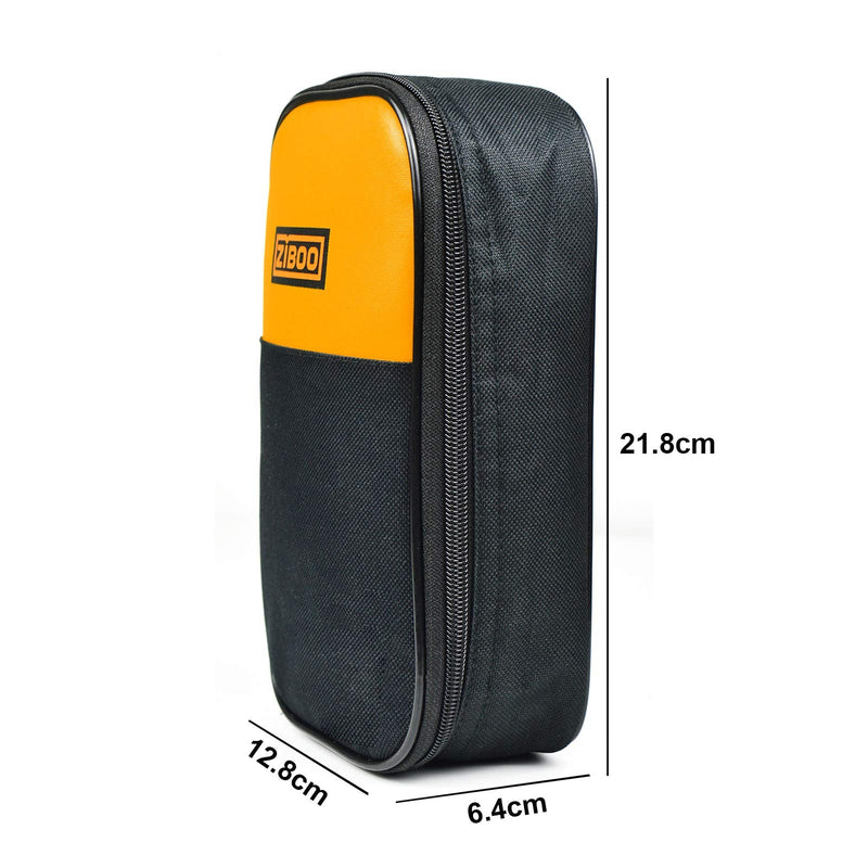 ZIBOO C25 Multimeter Meter Soft Case,Use For Clamp Meter Multimeter KYORITSU,HIOKI Testo Sanwa,FLUKE etc…