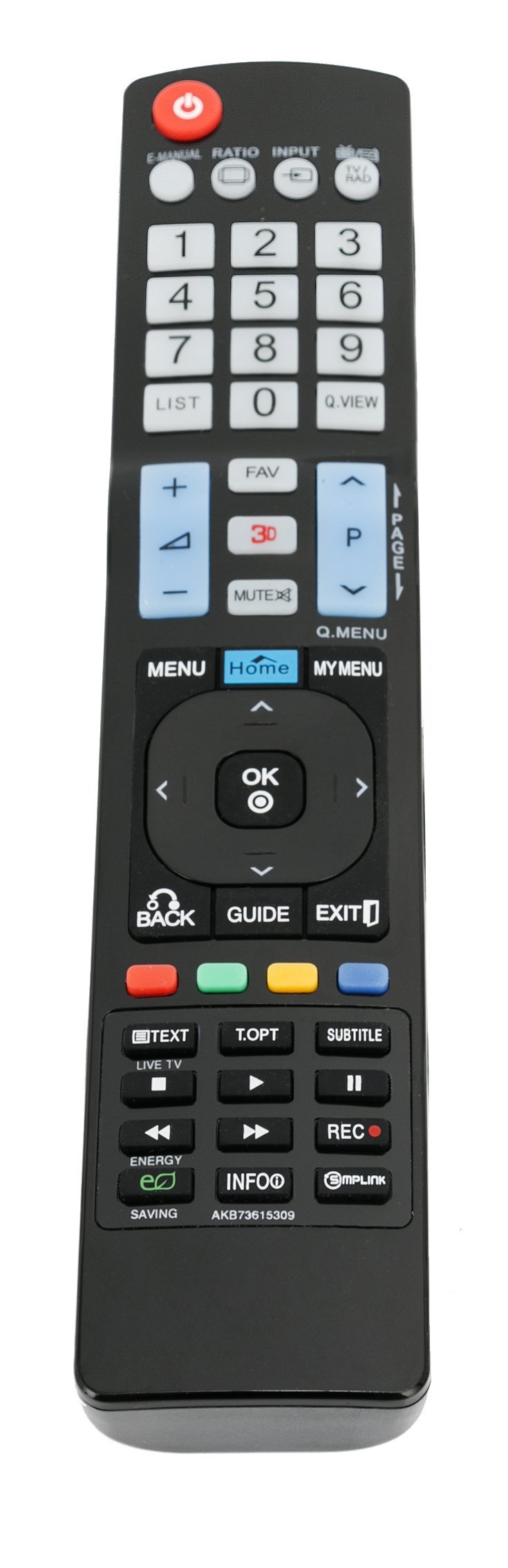 AKB73615309 Replaced Lost Remote Control fit for TV LG AKB73615309 AKB73615306 AKB73615309 32LM6200 32LM6400 32LM6410 42LM6200 42LM6410 42LM6700 42LM7600