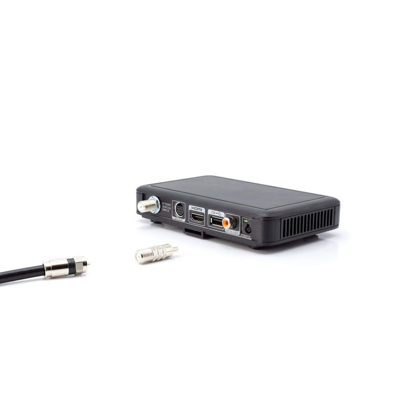 RF (F81) and RCA Coaxial Adapter - RCA Male to Female F81 (F-Pin) Connector, Adapter, Coupler, and Converter - for RG11, RG6, RG59, RG58, SDI, HD SDI, CCTV - 4 Pack Silver RCA Male