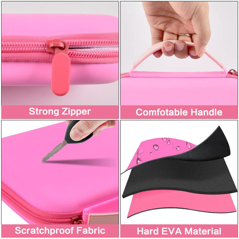 Case Compatible with Glocusent/ for Vekkia/ for LITOM/ for LEDGLE/ for TAKKUI/ for TSINGREE LED Neck Reading Light Book Light for Reading in Bed. Storage Carrying Holder for USB Cable (Box Only) -Pink Pink