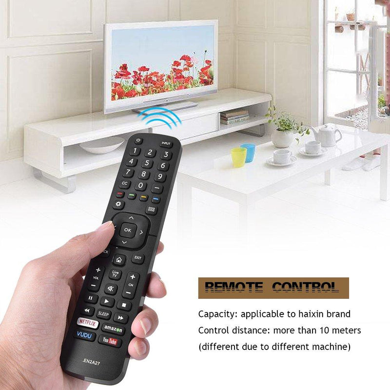 TV Remote Control EN2A27 for Hisense TV, Universal Remote Control Replacement for Hisense EN2A27