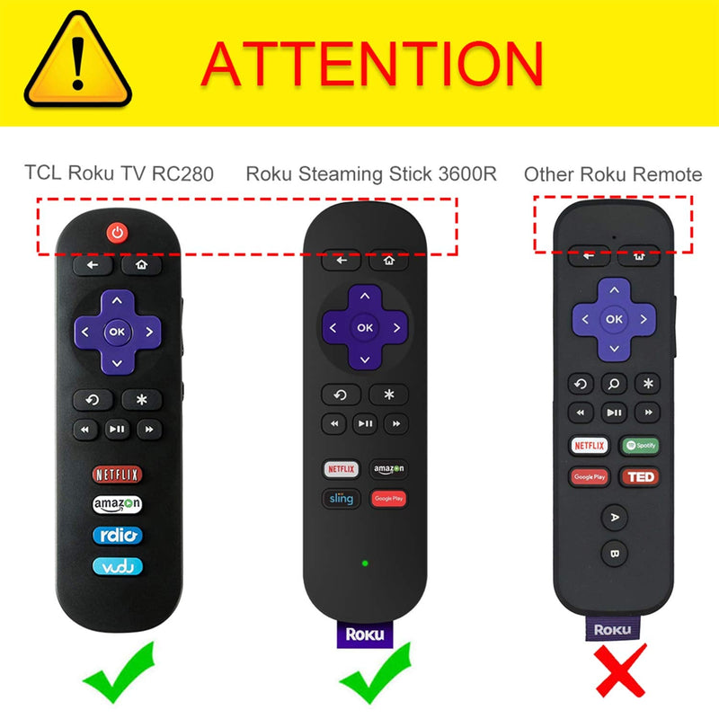 Fintie Protective Case for Roku Steaming Stick 3600R, TCL Roku TV RC280 Remote - CaseBot (Honey Comb Series) Light Weight (Anti Slip) Shock Proof Silicone Remote Controller Cover, Green Glow Steaming Stick (3600R) / TCL RC280 Z-Green Glow