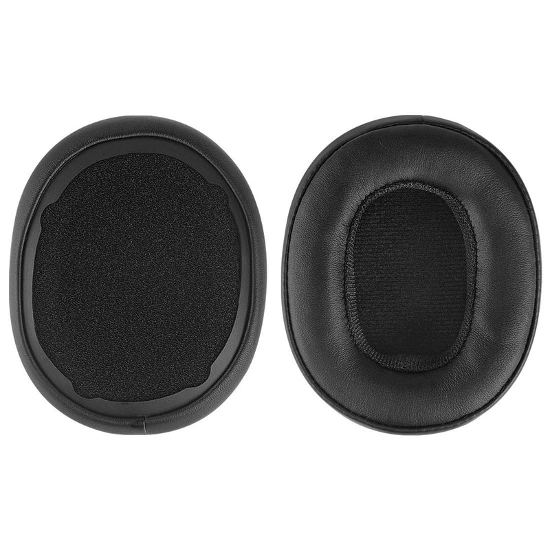 Geekria QuickFit Protein Leather Replacement Ear Pads for Skullcandy Crusher Wireless Crusher Evo Crusher ANC Hesh 3 Headphones Ear Cushions, Headset Earpads, Ear Cups Repair Parts (Black)