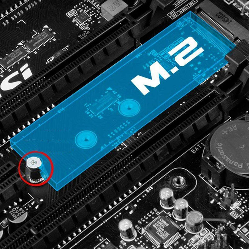 M.2 SSD Mounting Screws Kit for Asus Gigabyte ASRock Msi Motherboards ï¼ˆ20pcsï¼‰ AVE-003
