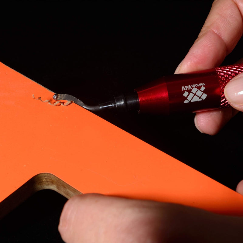 AFA Tooling Deburring Tool with 10 High-Speed Steel Rotary Burr Removal Blades and Countersink Hand Reamer 3