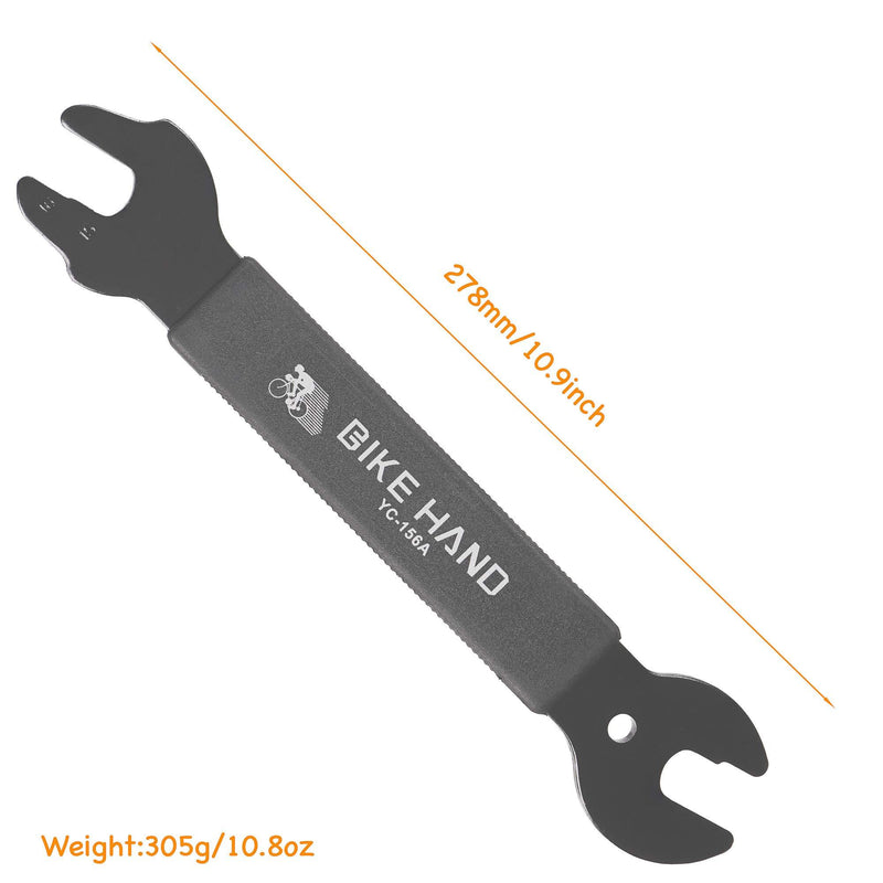 Bikehand Bicycle Bike Pedal Remover Wrench Cone Spanner- Great Road Mountain Bike Pedal Removal Tool Spanner - 15mm 16mm 17mm