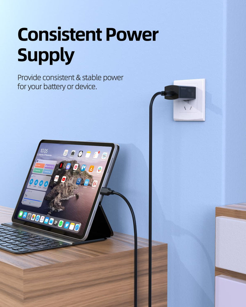 Type C UL Listed AC Charger Fit for Asus Zenpad Z8 Z8s ZT581KL ZT582KL Z10 ZT500KL, Zenpad 3S 10 Z500M Z500KL Z301MF Z301MFL, Zenpad S 8.0 Z580CA Z581KL, A006 Tablet Power Supply Adapter Cord