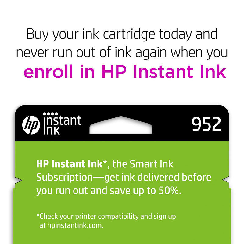 Original HP 952 Cyan, Magenta, Yellow Ink Cartridges (3-pack) | Works with HP OfficeJet 8702, HP OfficeJet Pro 7720, 7740, 8210, 8710, 8720, 8730, 8740 Series | Eligible for Instant Ink | N9K27AN Multipack