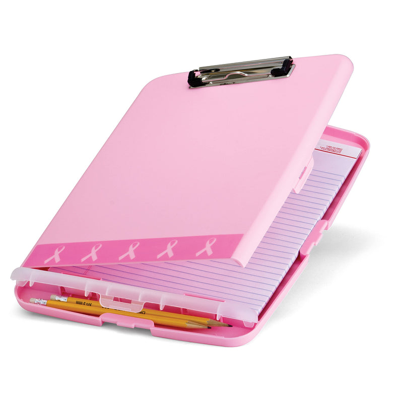 Breast Cancer Awareness BCA Slim Clipboard Storage Box Pink Standard