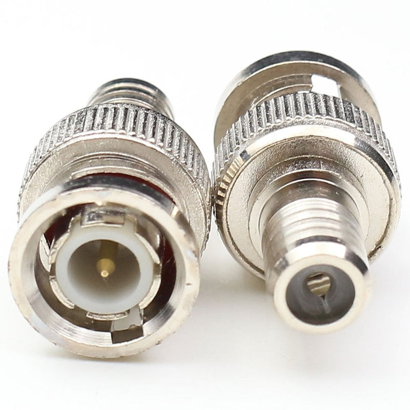 ANHAN BNC Male Crimp Connector BNC Male Coax Adapter for Security Camera CCTV Coaxial cable 2Packs