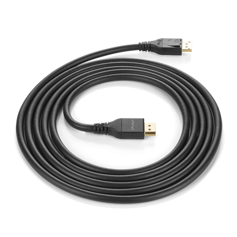 DisplayPort Cable 1.4, Infinnet 8K DisplayPort 1.4 1.4a Cable 2K 280Hz 240Hz 165Hz 4K 160Hz 144Hz 1080p 390Hz 360Hz Display Port DP 1.4 Cable HBR3 Cord HDR VESA Certified, 3m (10 feet) - 2 Pack 3 Meters_2Pack