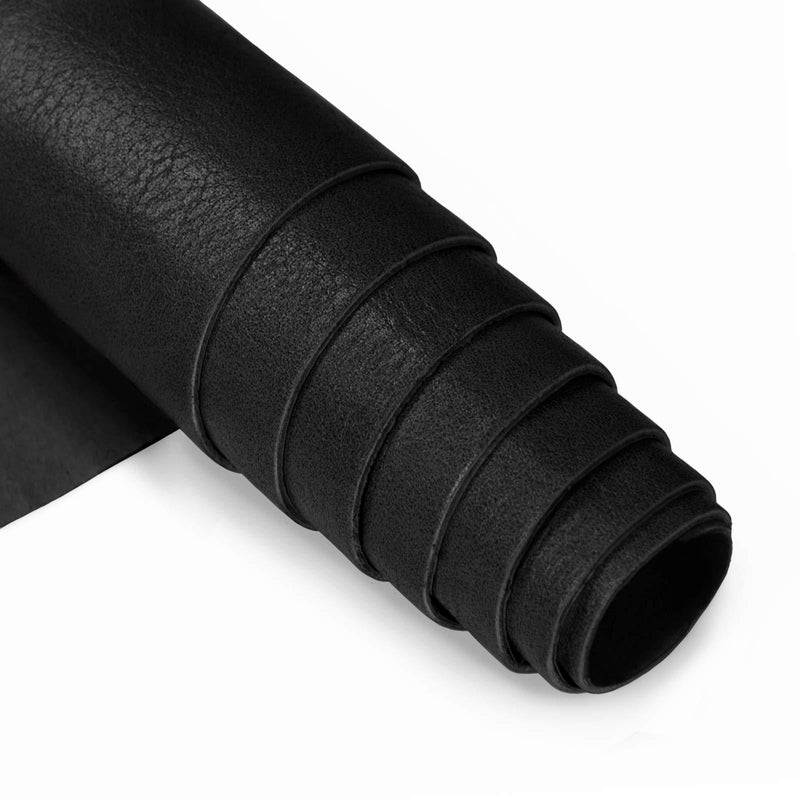 Leather Repair Patch Kit 4 x 50 Inches, 6 Sizes 75 Colors Available, Self-Adhesive Leather Tape Upholstery Vinyl Sticker for Couches, Sofa, Furniture, Car Seats, Bags, Jackets (Crazy Horse) CH - 01Black 4''X50''
