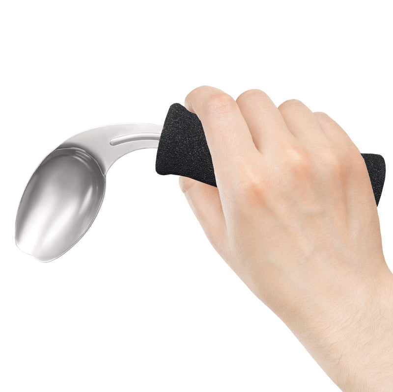 Soft Foam Built-Up Handle Offset Spoon Right