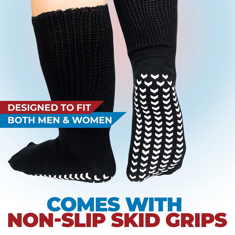 Extra Wide Socks for Swollen Feet, Extra Wide Bariatric Socks, Non Slip Cast Sock, Diabetic Edema Socks, Hospital Socks, Swollen Feet Socks Women, Extra Wide Mens Socks, Edema Socks, Lymphedema Socks