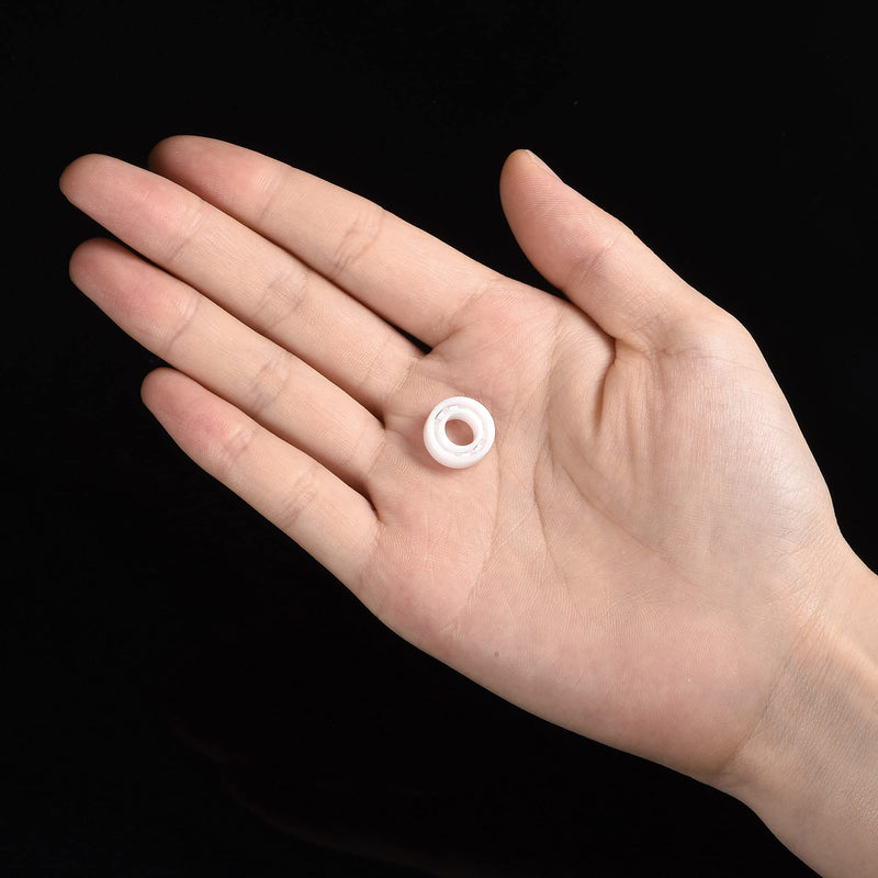 uxcell R188 Full Ceramic Bearings 1/4"x1/2"x3/16" Deep Groove Miniature Ball Bearing Zirconia (ZrO2)