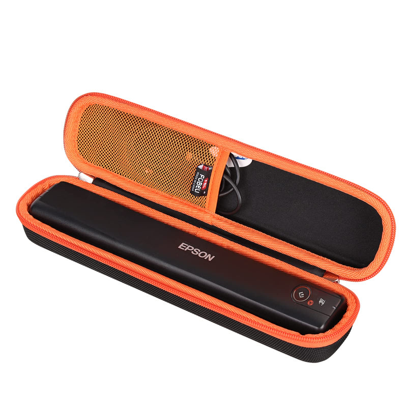 FBLFOBELI EVA Hard Storage Carrying Case Compatible With Epson Workforce ES-50 ES-60W DS-70 DS-80 Portable Sheet-Fed Document Scanner，Travel Storage Bag (Case Only)