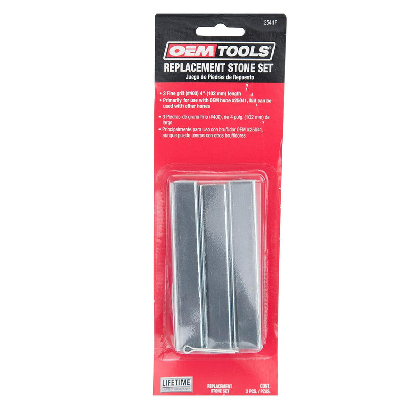 OEMTOOLS 2541F Fine Grit, 4 Inch 3-Piece Replacement Stone Set