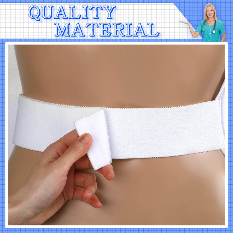 2 PCS Feeding Tube Belt Elastic Peg Tube Holder for Men Women, 28-43 Inch