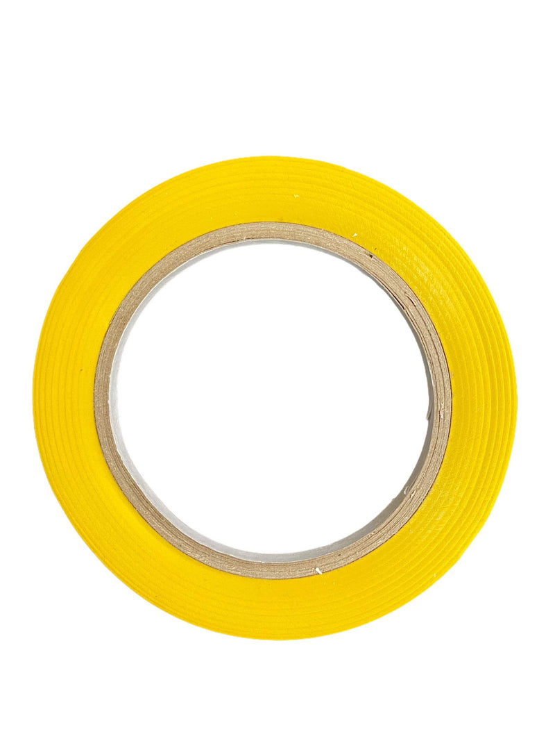 GGR SUPPLIES T.R.U. CVT-536 Yellow Vinyl Pinstriping Dance Floor Tape: 1/4 in. Wide x 36 yds. Several Colors 1/4 in. x 36 yds. (6mm wide)